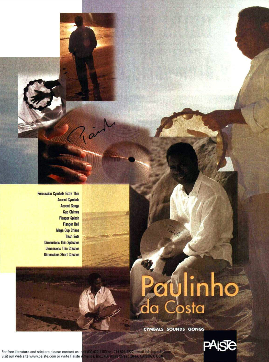 Paulinho DaCosta Drummerworld