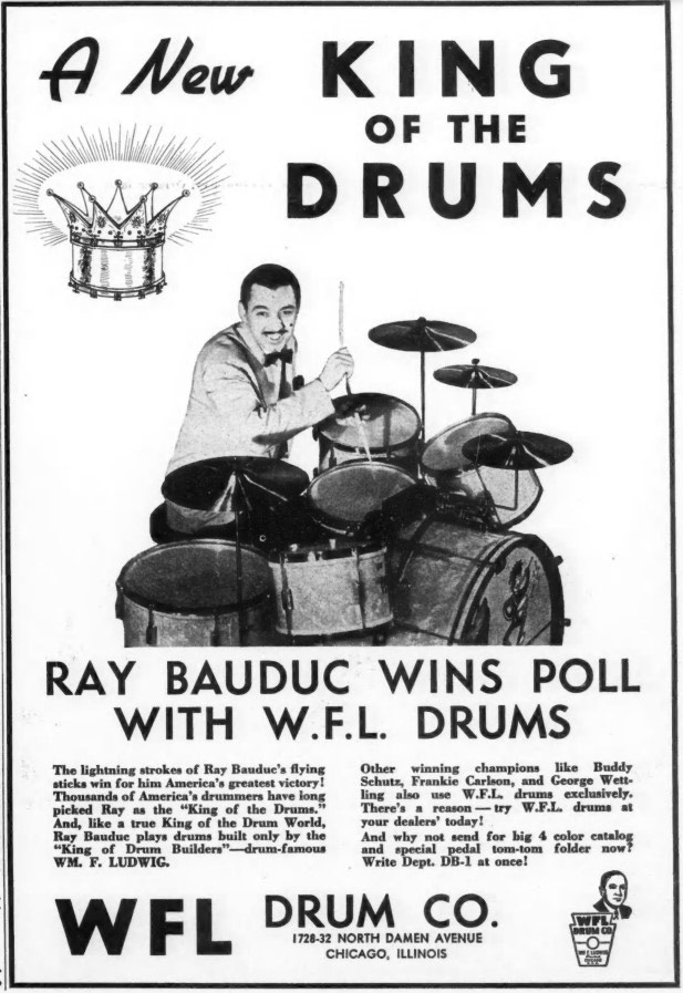 Ray Bauduc Drummerworld