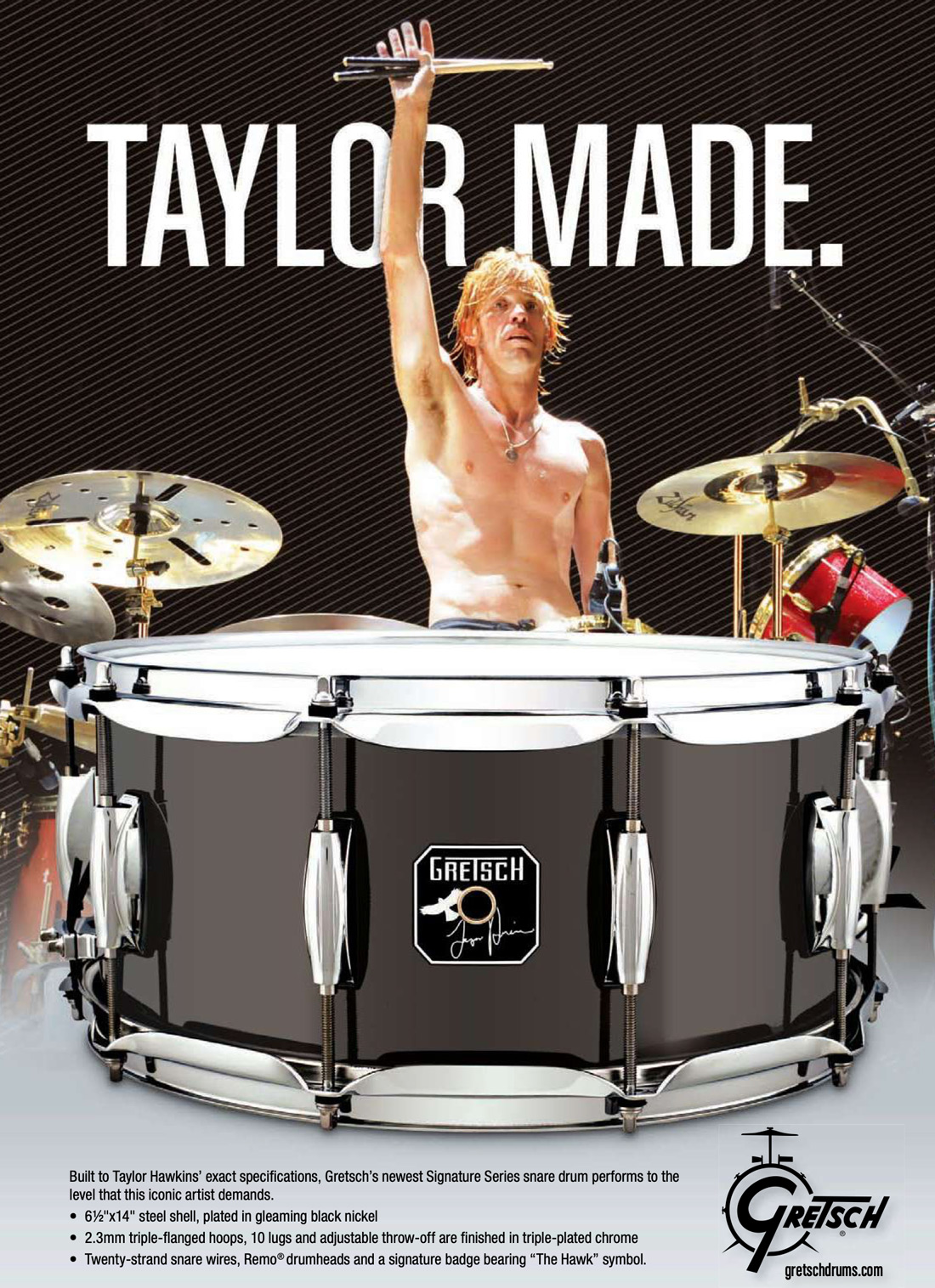 Taylor Hawkins Drummerworld