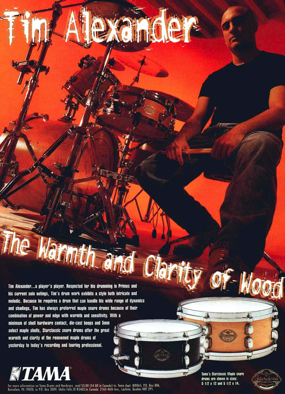 Tim Alexander Primus Drummerworld