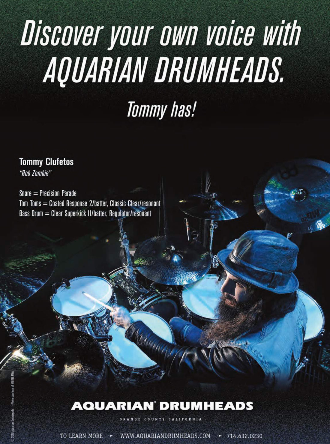 Tommy Clufetos Drummerworld